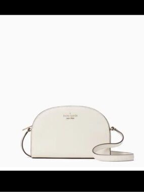 kate spade Cream Dome Crossbody with Gold Hardware